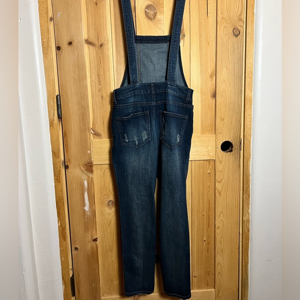 FREE PEOLE Brady Washed Denim Overalls - Picture 9 of 11